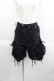 画像1: Candy Stripper / DRAWSTRING HALF PANTS  黒 I-25-05-14-122-PU-PA-HD-ZI (1)