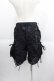画像2: Candy Stripper / DRAWSTRING HALF PANTS  黒 I-25-05-14-122-PU-PA-HD-ZI (2)