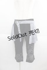 PUTUMAYO / テイルズオブエクシリア2ジュード・マティスコラボエプロン付七分丈パンツ  ブラック I-25-05-14-124-PT-PA-HD-ZI
