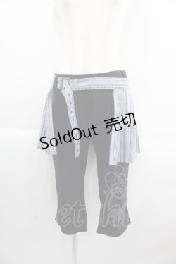 画像1: PUTUMAYO / テイルズオブエクシリア2ジュード・マティスコラボエプロン付七分丈パンツ  ブラック I-25-05-14-124-PT-PA-HD-ZI