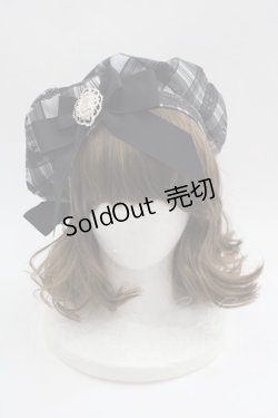 画像1: ALICE and the PIRATES / HAT アリスのトランプレースタータンベレー  グレー I-25-05-14-020-PA-AC-HD-ZI