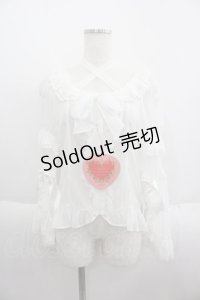 BABY,THE STARS SHINE BRIGHT / シフォンプリンセスドレスブラウス  白 I-25-05-14-033-BA-BL-HD-ZI