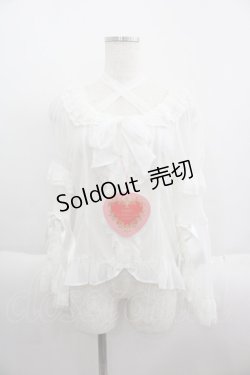 画像1: BABY,THE STARS SHINE BRIGHT / シフォンプリンセスドレスブラウス  白 I-25-05-14-033-BA-BL-HD-ZI