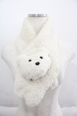 画像1: merry jenny / bearティペット  アイボリー I-25-05-14-004-LO-ZA-HD-ZI