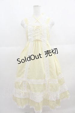 画像1: BABY,THE STARS SHINE BRIGHT / ベビードールジャンパースカート  ひよこ I-25-05-19-042-BA-OP-HD-ZS