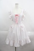 DearMyLove / サンリオキャラクターズエプロン M〜L ピンクＸ白 I-25-05-19-056-EL-SK-HD-ZI