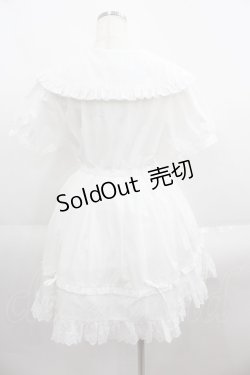 画像2: merry jenny / リボンフレアミニワンピース  オフホワイト I-25-05-19-057-LO-OP-HD-ZI