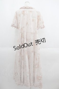 画像2: PINK HOUSE / 桜Teddyプリントワンピース  ピンク I-25-05-19-068-LO-OP-HD-ZT339