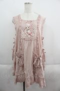 PINK HOUSE / 桜Teddy刺繍使いローンタブリエ  ピンク I-25-05-19-070-LO-TO-HD-ZI