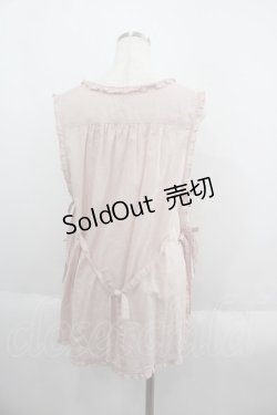 画像2: PINK HOUSE / 桜Teddy刺繍使いローンタブリエ  ピンク I-25-05-19-070-LO-TO-HD-ZS