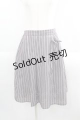 axes femme POETIQUE / ストライプリボンスカート  レッドストライプ I-25-05-19-083-AX-SK-HD-ZI