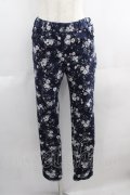 axes femme / バラ総柄パギンス M 紺 I-25-05-19-097-AX-PA-SZ-ZI