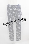 axes femme / バラ総柄パギンス M 紺 I-25-05-19-097-AX-PA-SZ-ZI