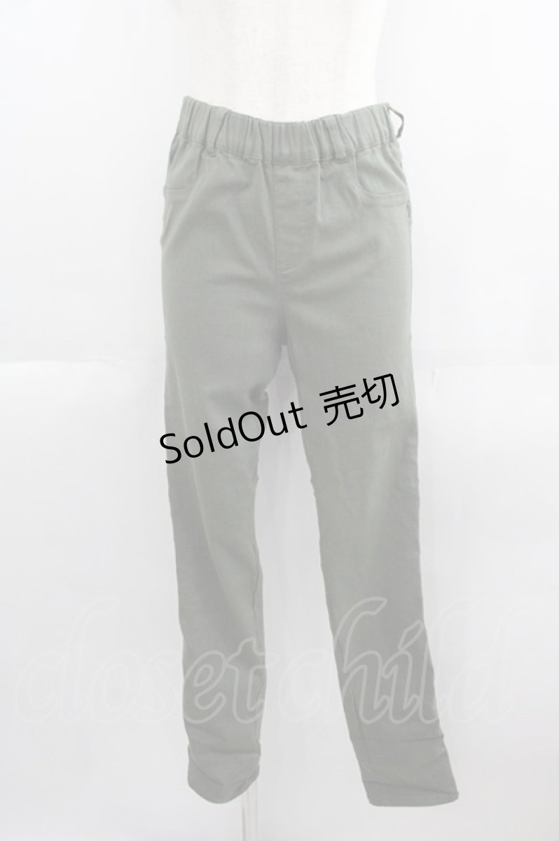 画像1: 【SALE】axes femme / 裾梯子レースレギンスパンツ M グリーン I-25-05-19-098-AX-PA-HD-ZT495 (1)