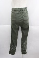 画像2: 【SALE】axes femme / 裾梯子レースレギンスパンツ M グリーン I-25-05-19-098-AX-PA-HD-ZT495 (2)