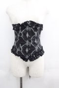 GOTHPUNKその他(買取対象外) / 格子風柄コルセット  黒Ｘミント I-25-05-19-108-EL-ZA-HD-ZI