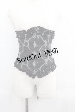 画像1: GOTHPUNKその他(買取対象外) / 格子風柄コルセット  黒Ｘミント I-25-05-19-108-EL-ZA-HD-ZI