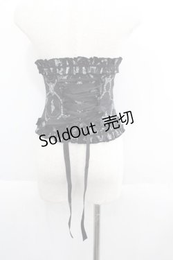 画像2: GOTHPUNKその他(買取対象外) / 格子風柄コルセット  黒Ｘミント I-25-05-19-108-EL-ZA-HD-ZI