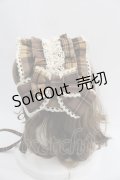 axes femme kawaii / タータンチェックヘッドドレス  イエロー I-25-05-19-117-AX-AC-HD-ZI