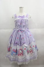 画像1: Angelic Pretty / Be My Valentineジャンパースカート  ラベンダー I-25-05-19-038-AP-OP-HD-ZI (1)