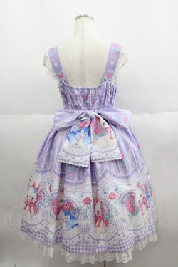 画像2: Angelic Pretty / Be My Valentineジャンパースカート  ラベンダー I-25-05-19-038-AP-OP-HD-ZI