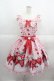 画像1: Angelic Pretty / Little Bunny Strawberryエプロン風スカート  ピンク I-25-05-19-039-AP-SK-HD-ZI (1)