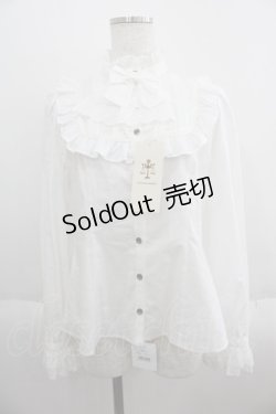 画像1: Victorian maiden / クラシカルドールブラウス  白 I-25-05-23-001-CL-BL-HD-ZI