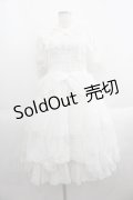 Vallee lys / Mellow Melody Dress  白 I-25-05-23-058-EL-OP-HD-ZI