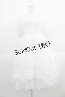 画像1: Vallee lys / Mellow Melody Dress  白 I-25-05-23-058-EL-OP-HD-ZI
