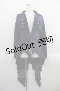 Ozz Croce / 後ろクロス刺繍燕尾ジャケット  ネイビー I-25-05-23-081-OO-JA-HD-ZI