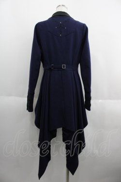 画像2: Ozz Croce / 後ろクロス刺繍燕尾ジャケット  ネイビー I-25-05-23-081-OO-JA-HD-ZI