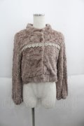 axes femme / ボアジャケット  ピンク I-25-05-23-011-AX-JA-HD-ZI