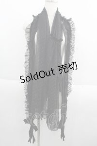 GRAMM / ドットチュール&ハンドチュールストールセット  黒 I-25-05-23-096-HN-ZA-HD-ZI