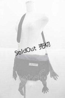 画像2: GRAMM / ハンドモチーフデザインショルダーバッグ  グレーＸ黒Ｘ白 I-25-05-23-110-HN-BG-HD-ZI