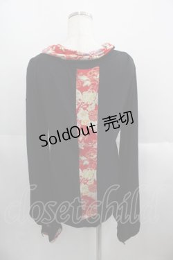 画像2: gouk / 着物袖ダブルジップパーカー  ブラック I-25-05-23-013-GO-TO-HD-ZI