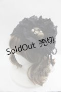 GRAMM / レースヘッドドレス風ヘアバンド  ブラック I-25-05-23-113-HN-ZA-HD-ZI