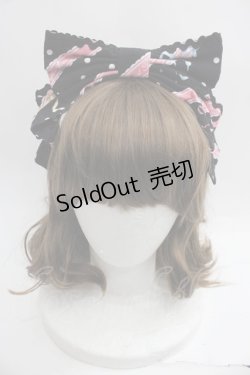 画像1: Angelic Pretty / MELODY TOYSカチューシャ  黒 I-25-05-23-117-AP-AC-HD-ZI