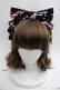 画像1: Angelic Pretty / MELODY TOYSカチューシャ  黒 I-25-05-23-117-AP-AC-HD-ZI (1)