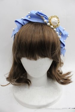 画像1: Angelic Pretty / きまぐれDolly Ribbonカチューシャ  青 I-25-05-23-119-AP-AC-HD-ZI