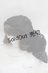 GRAMM / レース変形ハット  黒 I-25-05-23-121-HN-AC-HD-ZI