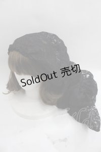 GRAMM / レース変形ハット  黒 I-25-05-23-121-HN-AC-HD-ZI