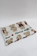 axes femme kawaii / Fluffy Bearポーチ  アイボリー I-25-05-23-125-AX-ZA-HD-ZI