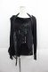 画像1: GRAMM / ジレ付きロングTシャツ  ブラック I-25-05-23-024-HN-TO-HD-ZI (1)