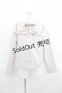 m petit by misako / セーラー襟ショートコート M ピンク I-25-05-23-026-LO-CO-HD-ZI