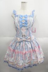 画像1: Angelic Pretty / Dolly Catローウエストジャンパースカート  サックス I-25-05-23-028-AP-OP-HD-ZI (1)