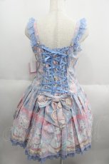 画像2: Angelic Pretty / Dolly Catローウエストジャンパースカート  サックス I-25-05-23-028-AP-OP-HD-ZI (2)