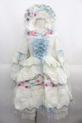 BABY,THE STARS SHINE BRIGHT / Fleurette Menuet ドレスセット  シルキーホワイト I-25-05-23-035-BA-OP-HD-ZI