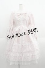 BABY,THE STARS SHINE BRIGHT / Pearl Princessワンピース  ピンクＸ白 I-25-05-23-038-BA-OP-HD-ZS