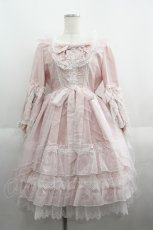 画像1: BABY,THE STARS SHINE BRIGHT / Pearl Princessワンピース  ピンクＸ白 I-25-05-23-038-BA-OP-HD-ZS (1)