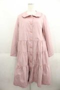 PINK HOUSE / 襟付きロングティアードコート  ピンク I-25-05-29-051-LO-CO-HD-ZI